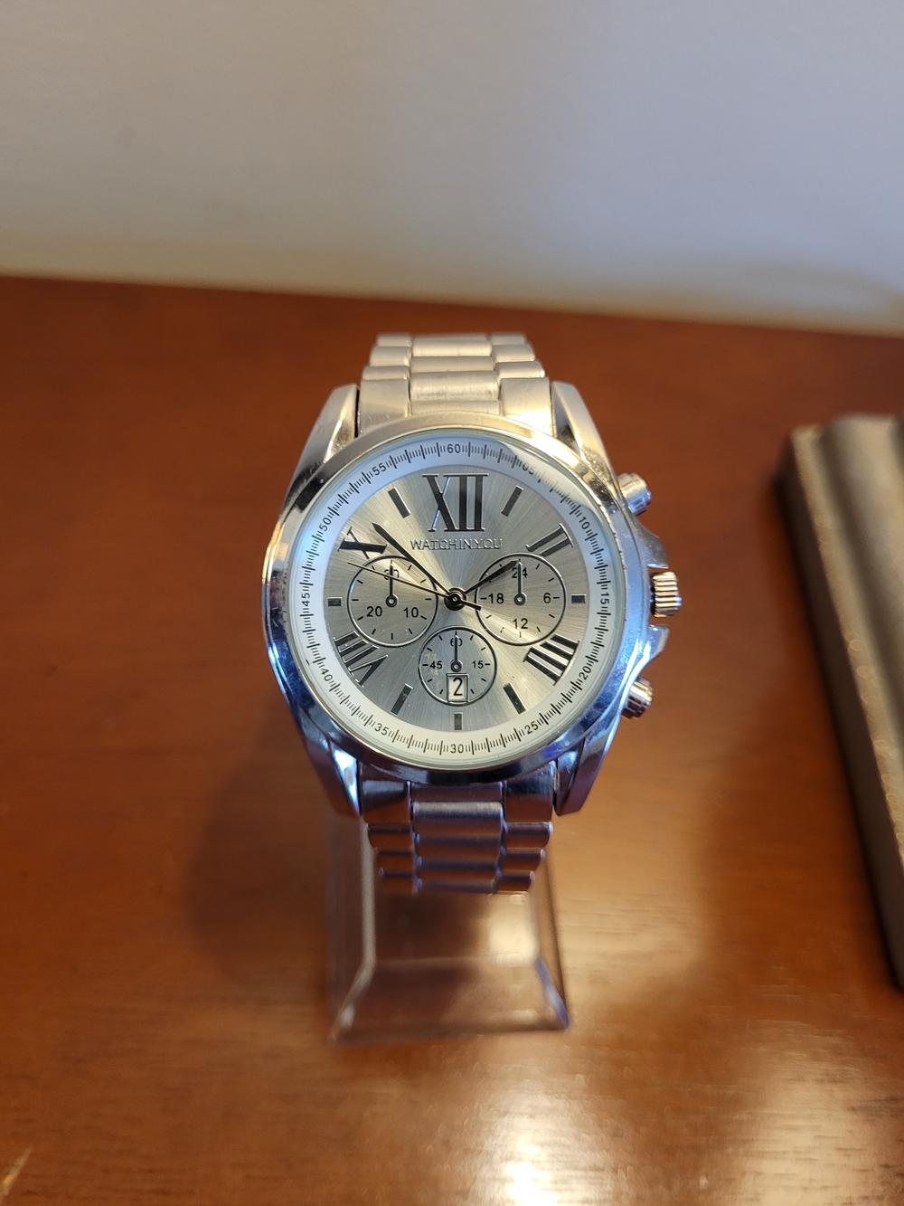 Brand New Silver Chronograph Style Women's Watch